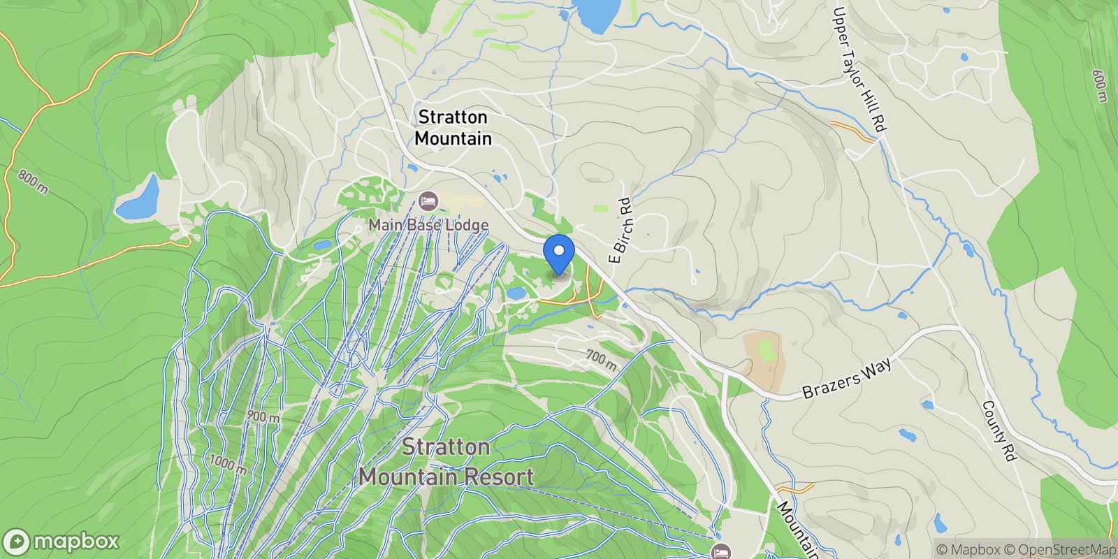 Map showing 32 Shattarack Road B5, Stratton, VT 05155, Stratton, Vermont, United States.