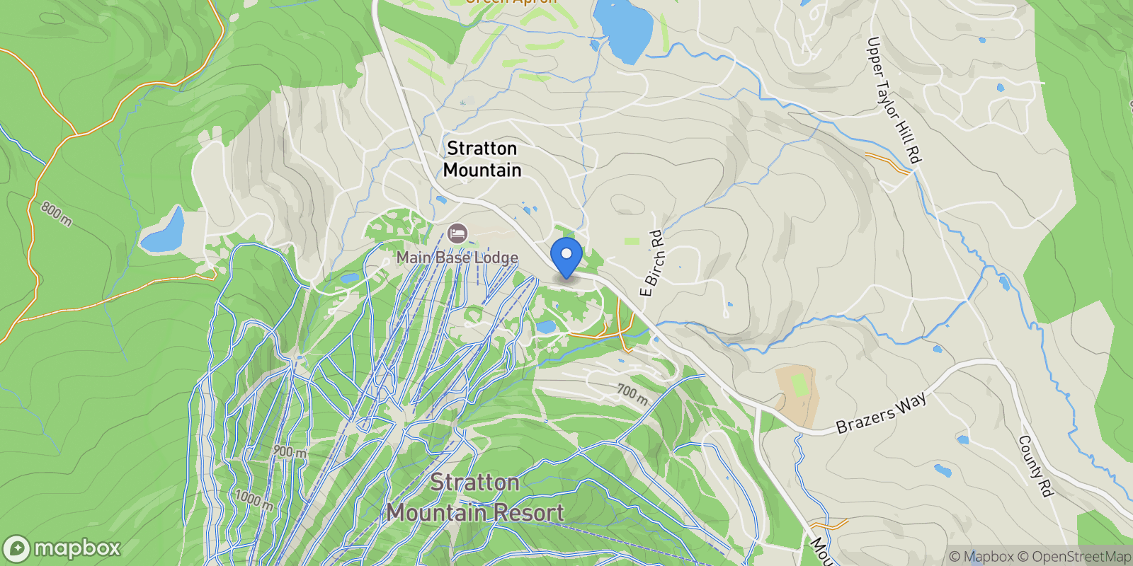Map showing 12 Ober Tal Drive Unit C/23C, Stratton, VT 05155, Stratton, Vermont, United States.