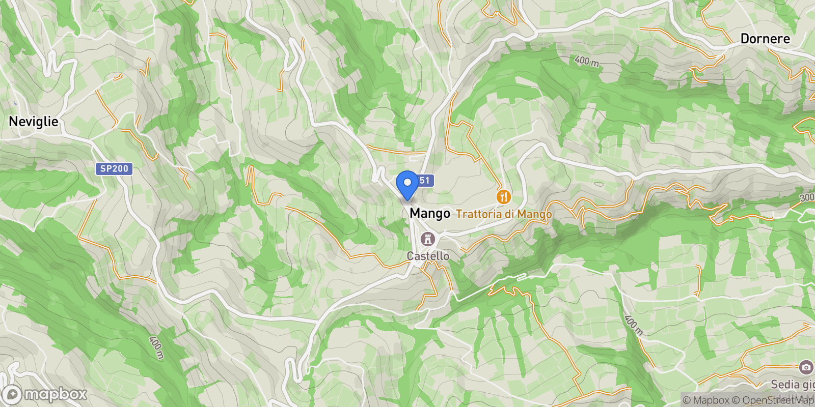 Map showing 12056 Mango, Province of Cuneo, Italy, Mango, Piedmont, Piedmont, Italy.