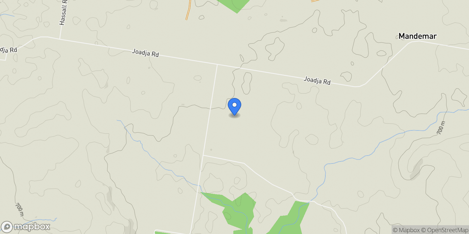 Map showing 35 Mandemar Lane, Mandemar, NSW, Mandemar, New South Wales, Australia.