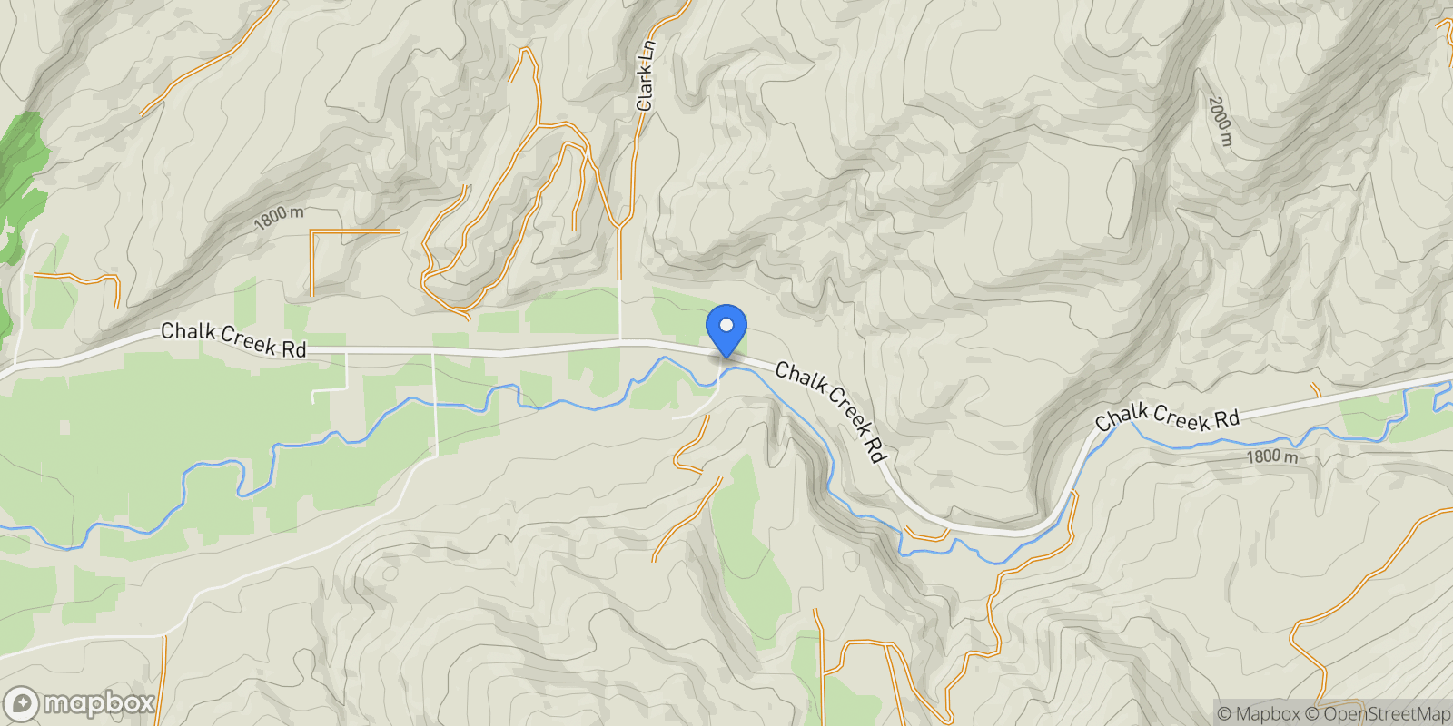 Map showing 896 E CHALK CREEK RD, Park City, Utah, United States.
