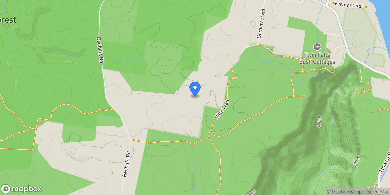 Map showing 227 Somerset Road, Fitzroy Falls, NSW, Fitzroy Falls, New South Wales, Australia.