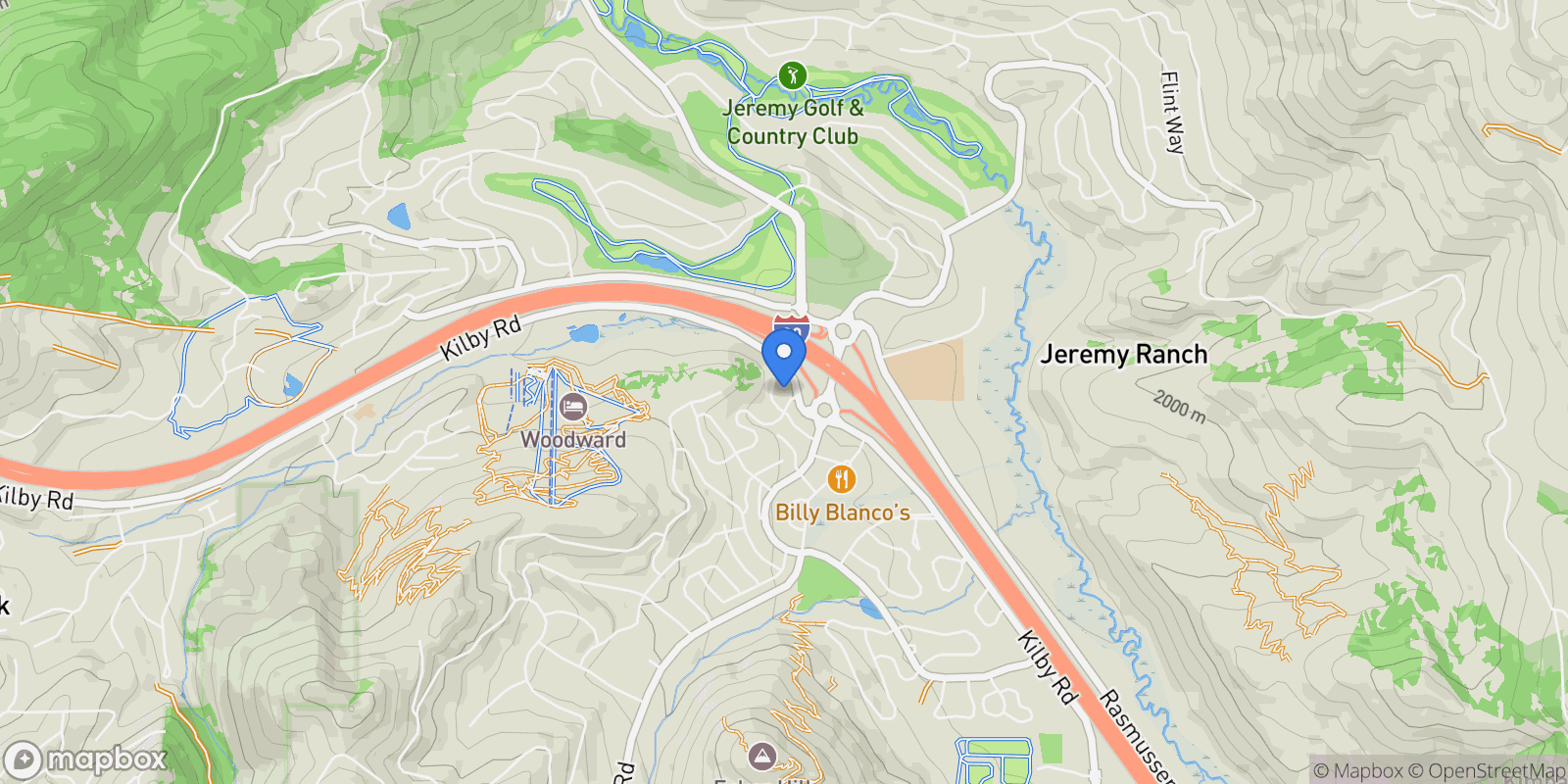 Map showing 3041 CEDAR DR, Park City, Utah, United States.