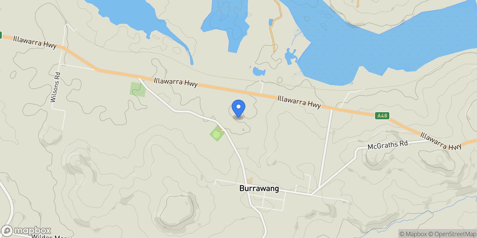 Map showing 10 Church Street, Burrawang, NSW, Burrawang, New South Wales, Australia.