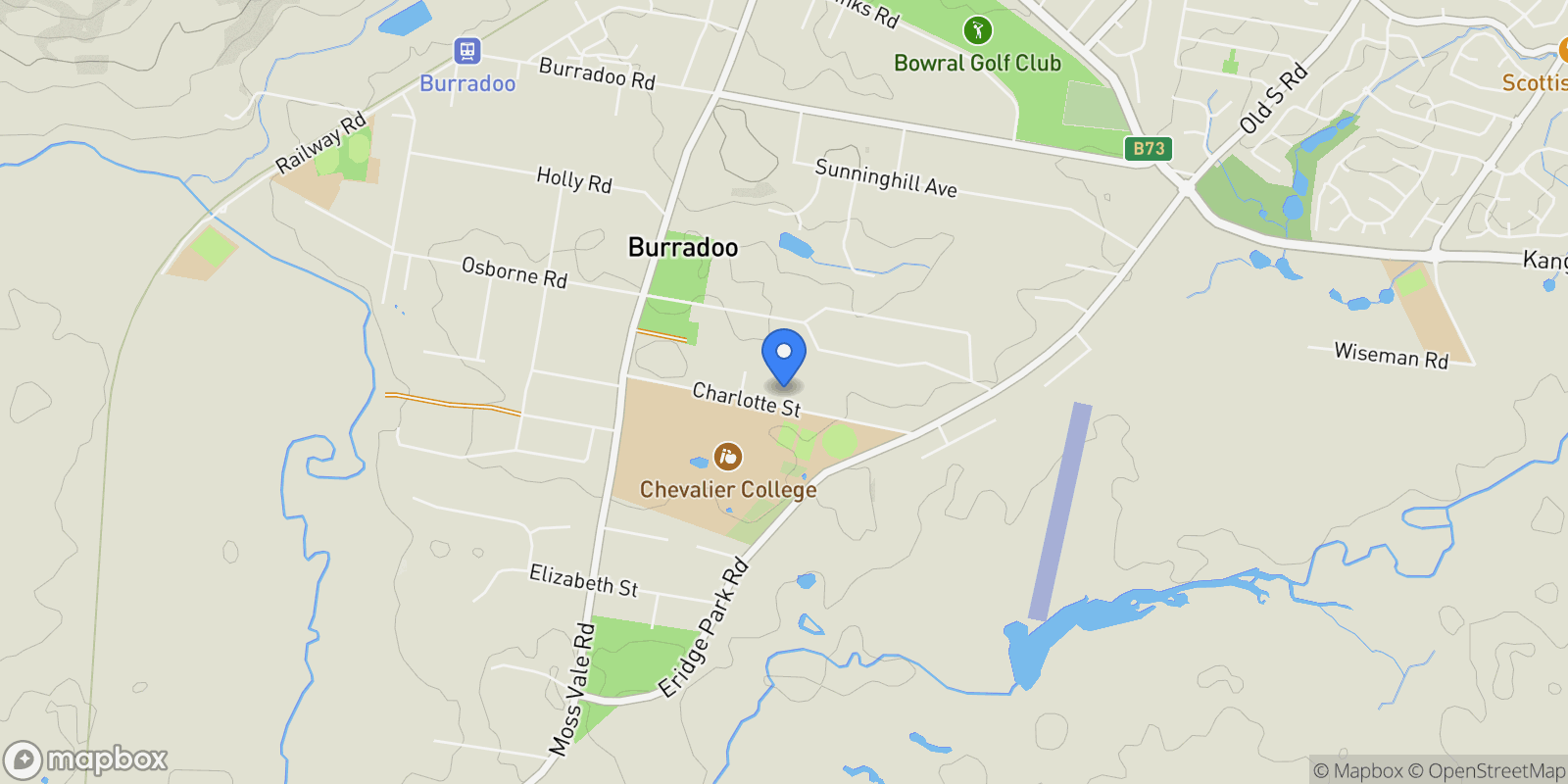 Map showing 32 Charlotte Street, Burradoo, NSW, Burradoo, New South Wales, Australia.