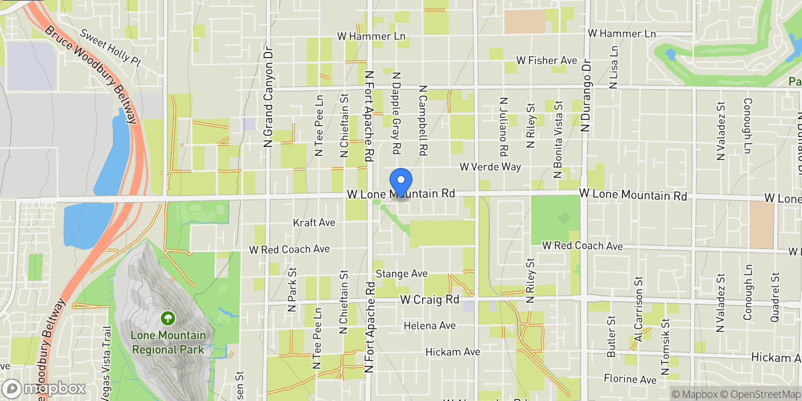 Map showing 4798 Luna Ridge Court, Las Vegas, NV 89129, Las Vegas, Nevada, United States.
