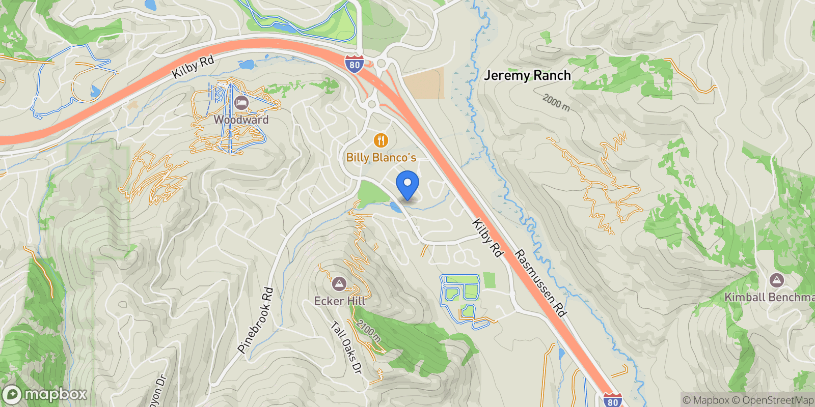 Map showing 3057 Elk Run Drive, Park City, Utah, United States.