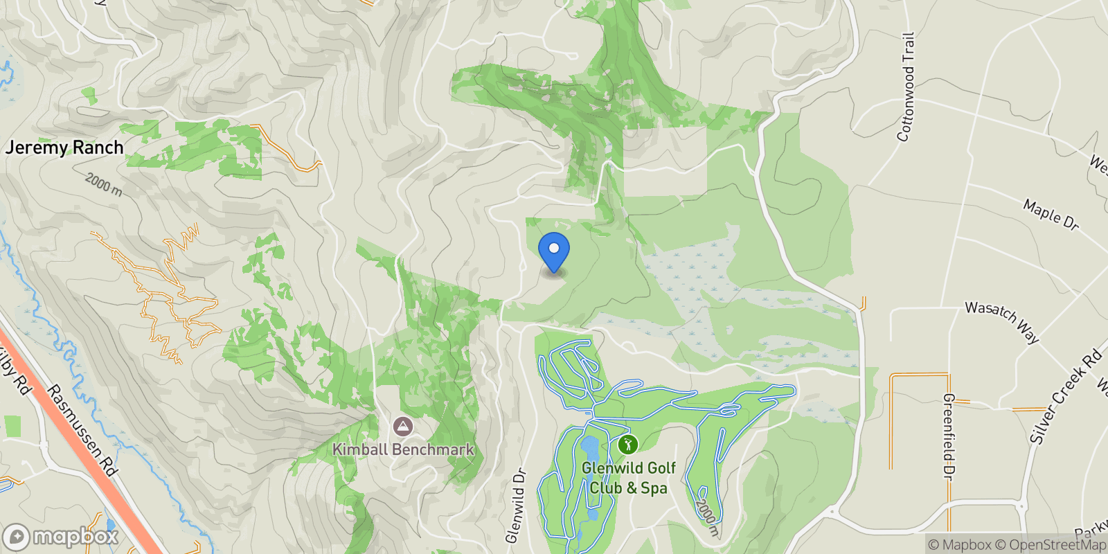 Map showing 8078 N Red Fox Ct, Park City, Utah, United States.