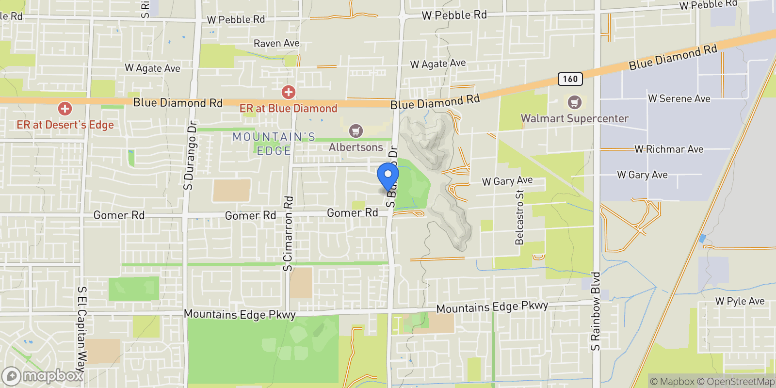 Map showing 9622 Staff Lane, Las Vegas, NV 89178, Las Vegas, Nevada, United States.