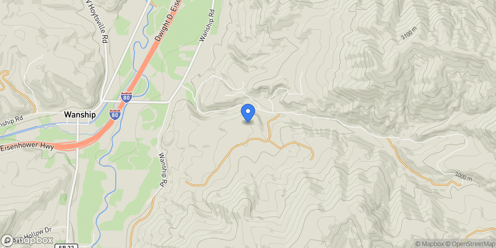 Map showing 1092 Trail Ridge Drive, Park City, Utah, United States.