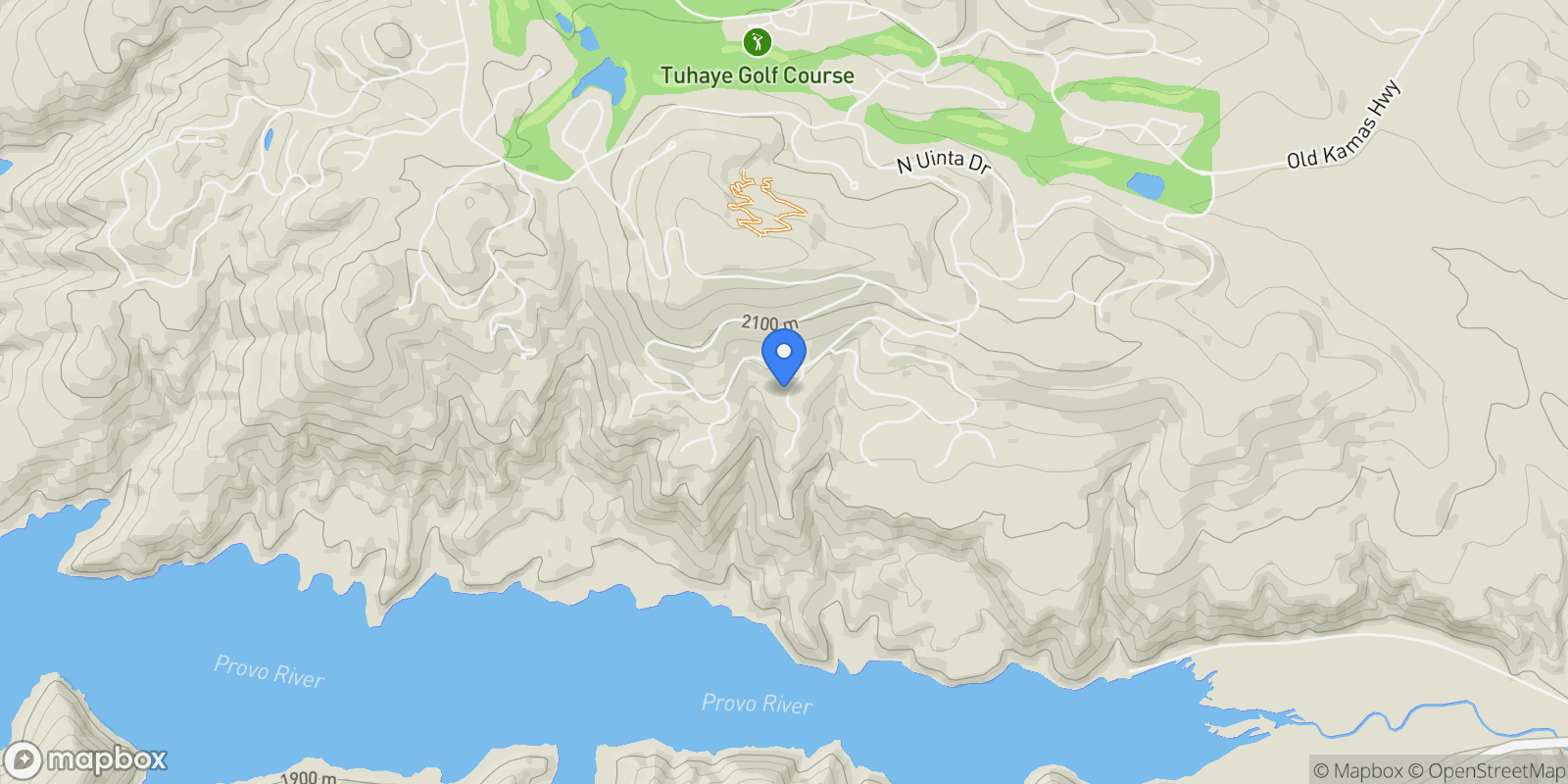 Map showing 8663 N ROCK NETTLE PL, Kamas, Utah, United States.
