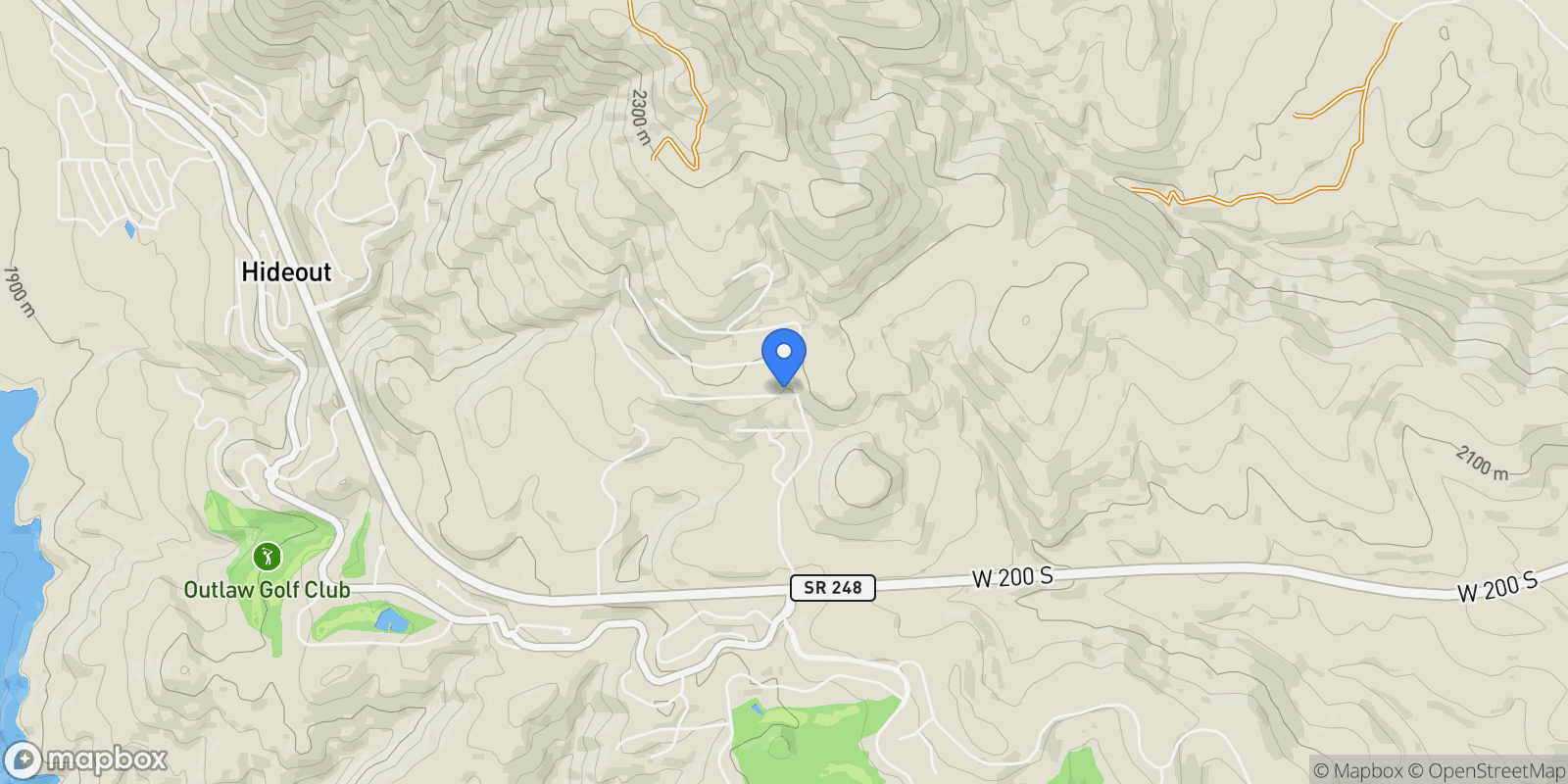Map showing 2313 E Wrangler Drive, Kamas, Utah, United States.