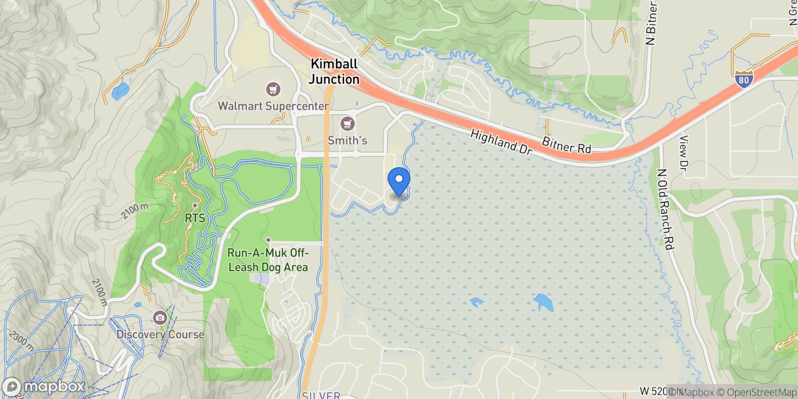 Map showing 6020 PARK LANE S #70, Park City, Utah, United States.