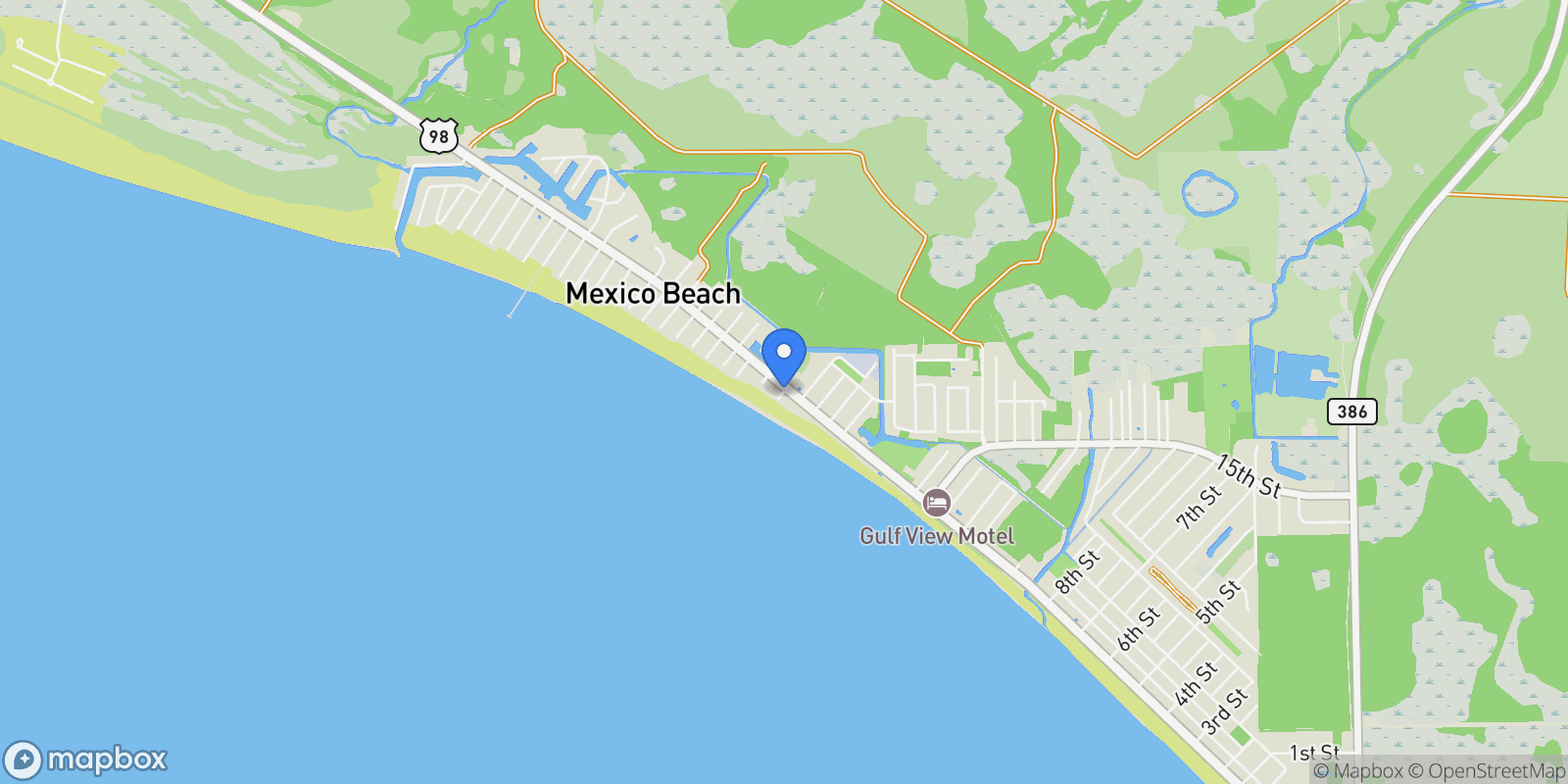 Map showing XXX 23rd Street, Port St. Joe, Florida, United States.