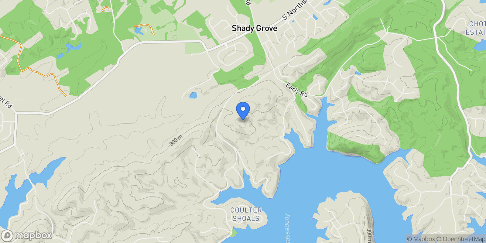 Map showing 8440 Lakeland Drive , Lenoir City, TN 37772, Lenoir City, Tennessee, United States.