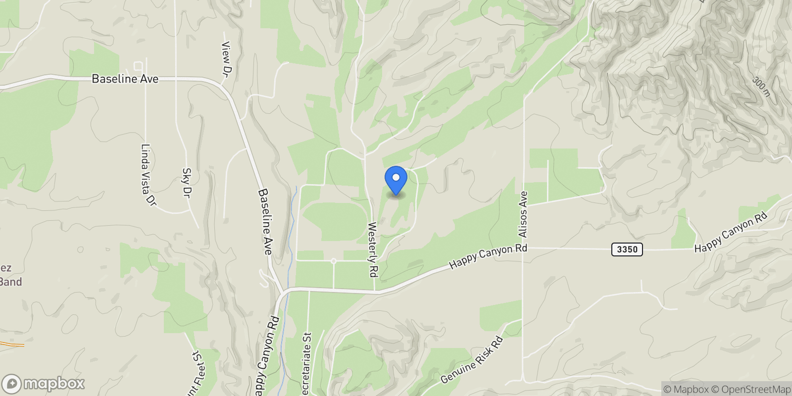 Map showing 1620 Westerly Road, Santa Ynez, California, United States.