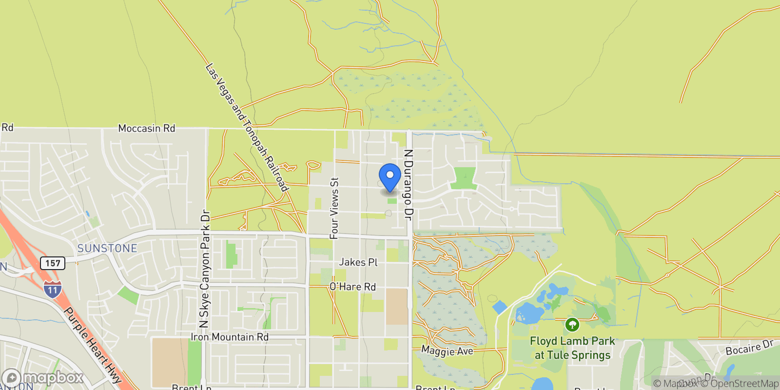 Map showing 8485 Frazier Park Court, Las Vegas, NV 89143, Las Vegas, Nevada, United States.