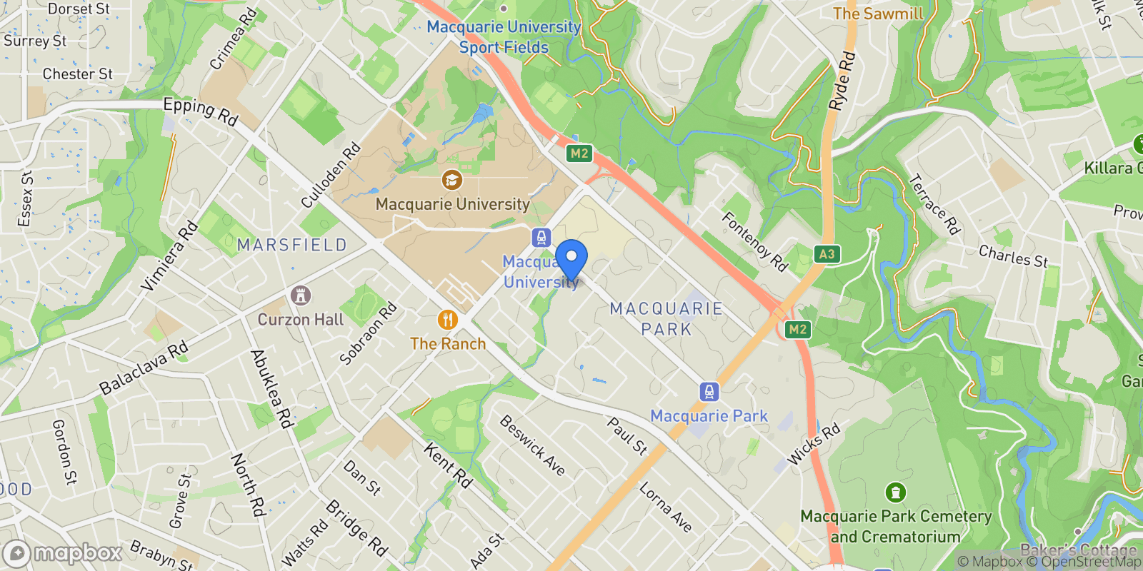 Map showing 2006A/82 Waterloo Road, Sydney, NSW 2113, Sydney, New South Wales, Australia.