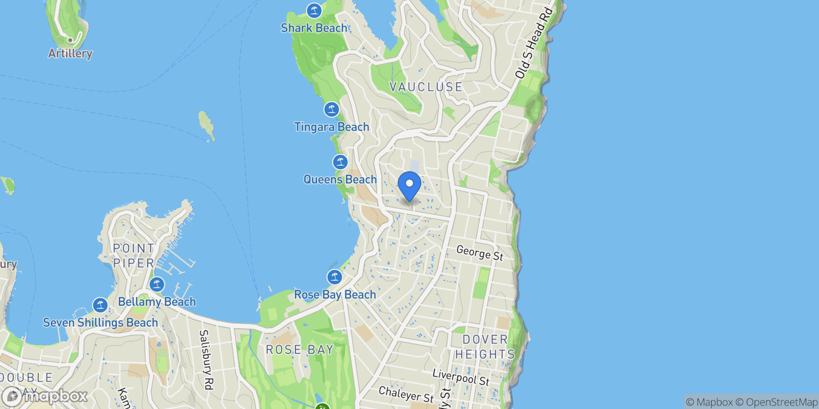 Map showing 2/2A Black Street, Sydney, NSW 2030, Sydney, New South Wales, Australia.