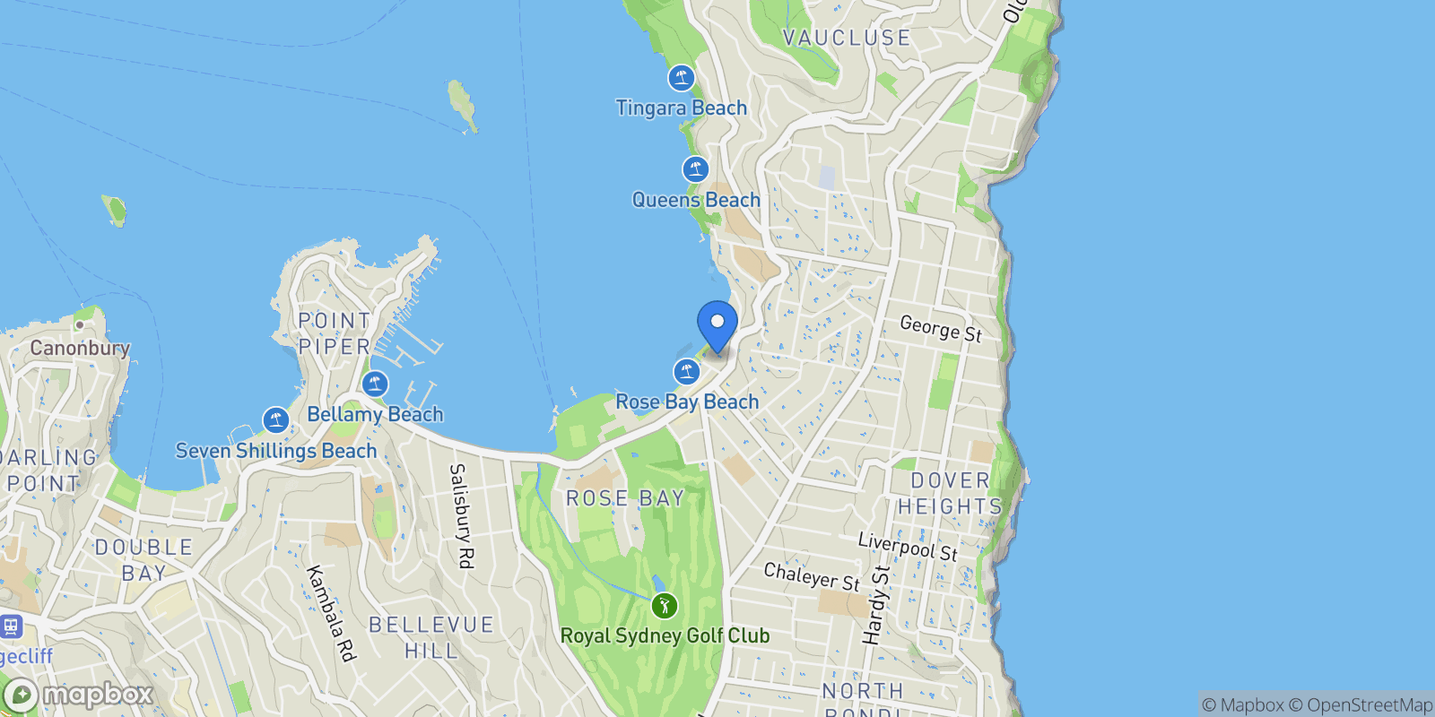 Map showing 3/746 New South Head Road, Sydney, NSW 2029, Sydney, New South Wales, Australia.