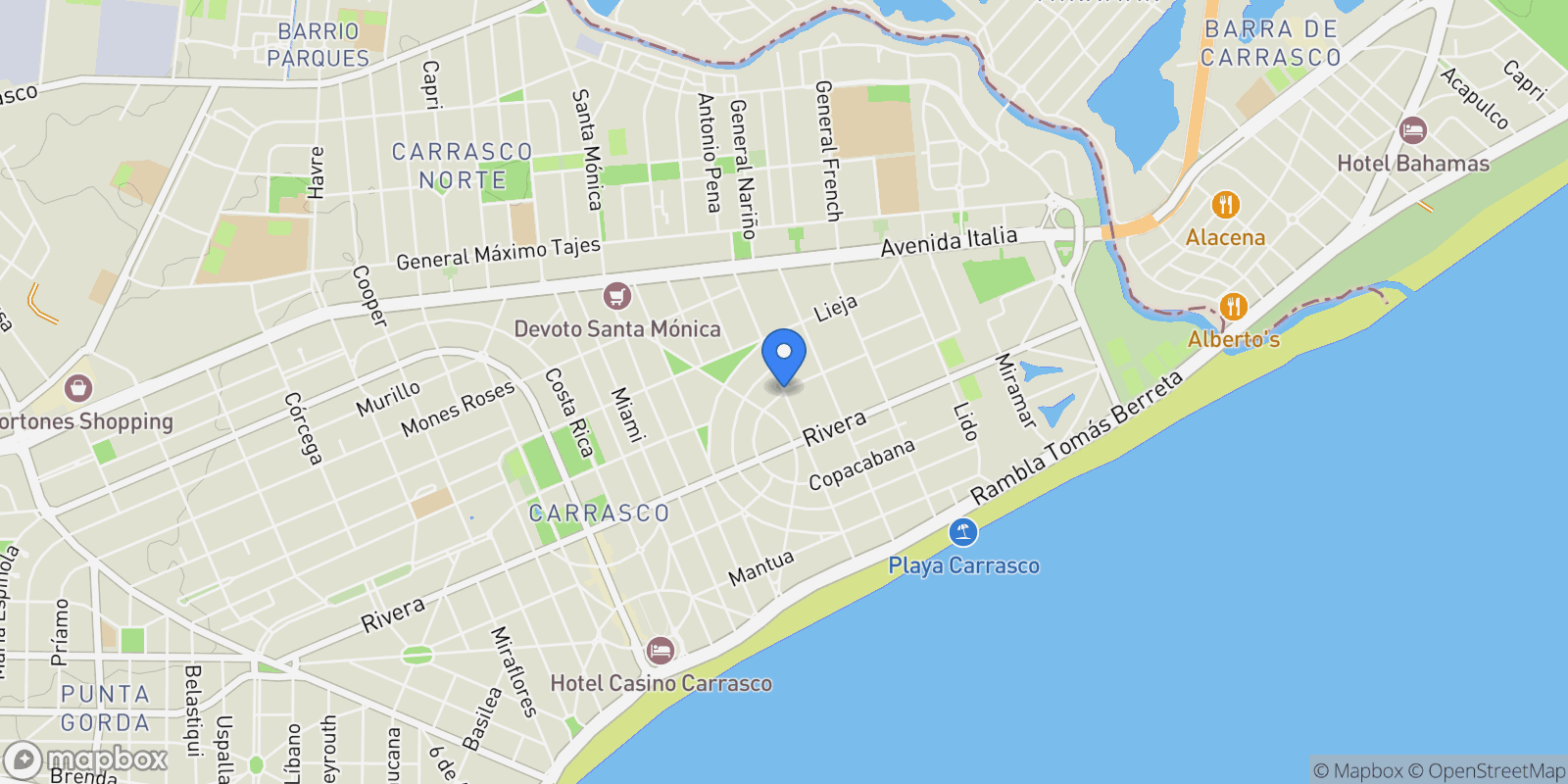 Map showing Deauville, 11500 Montevideo, Departamento de Montevideo, Uruguay, Montevideo, Departamento de Montevideo, Uruguay.