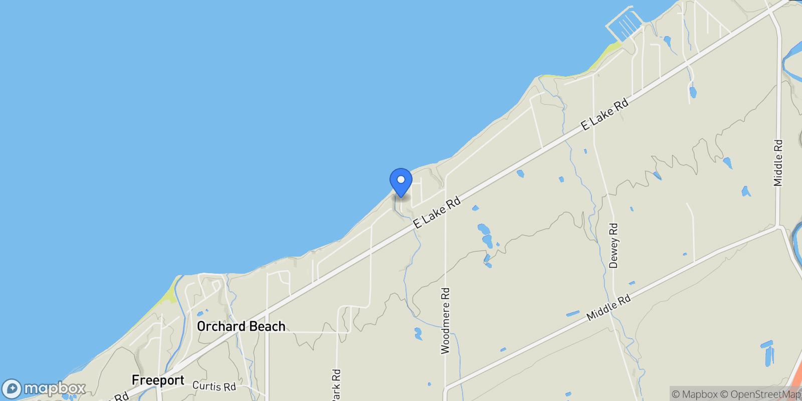 Map showing 00000 OLD LAKE Road, North East, PA, 16428, USA, North East, Pennsylvania, United States.