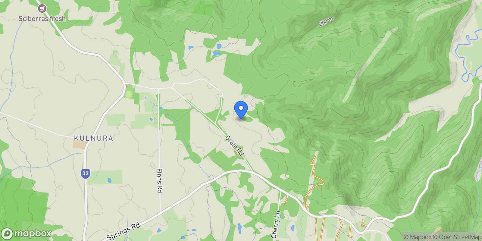 Map showing 176 Greta Road, Kulnura, NSW 2250, Kulnura, New South Wales, Australia.