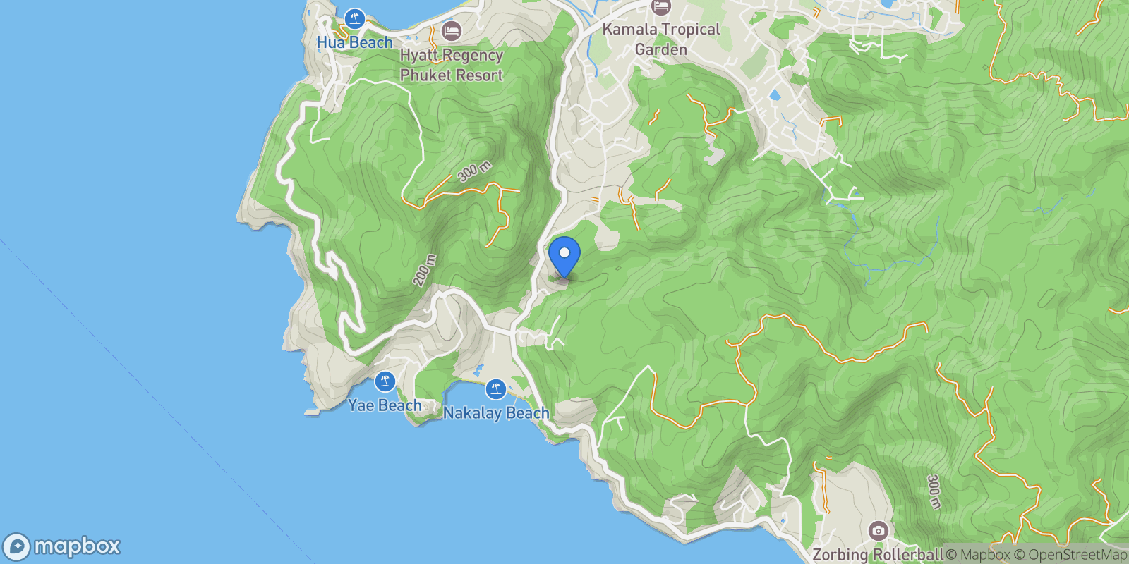 Map showing 6/126 Tambon Kamala, Kathu Chang Wat Phuket 83150, Thailand, Kamala, Phuket, Thailand.