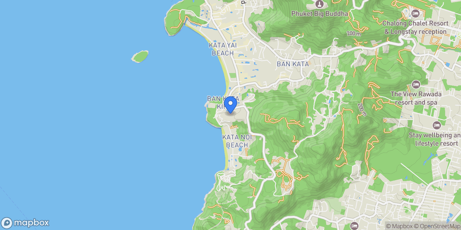 Map showing 9, 48 Thanon Kata, Tambon Karon, Amphoe Mueang Phuket, Chang Wat Phuket 83100, Thailand, Karon, Phuket, Thailand.