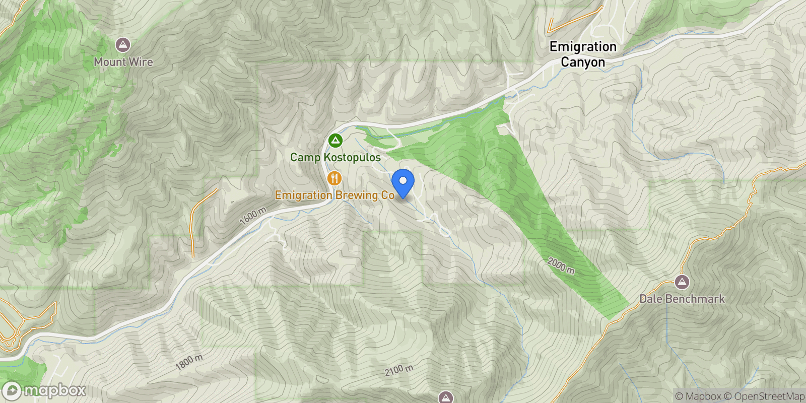 Map showing 4436 E KENBRIDGE CT., Salt Lake City, Utah, United States.