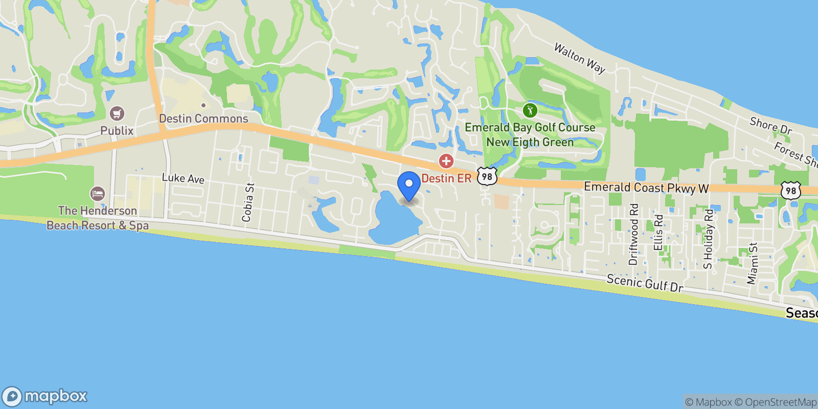 Map showing 4720 Rendezvous Cove , Destin, FL 32541, Destin, Florida, United States.