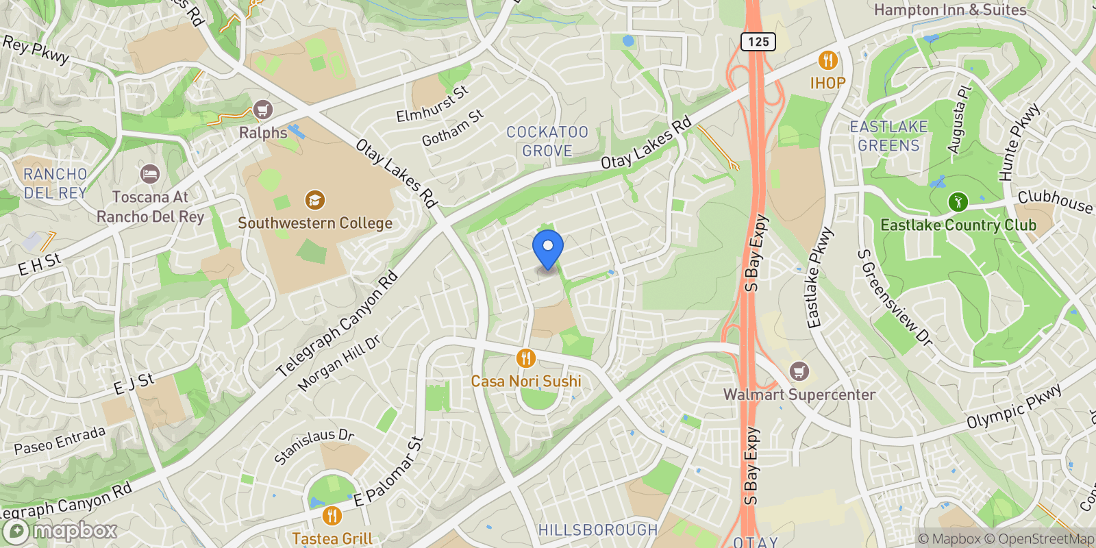 Map showing 1777 Clover Tree Ct, Chula Vista, CA 91913, Chula Vista, California, United States.