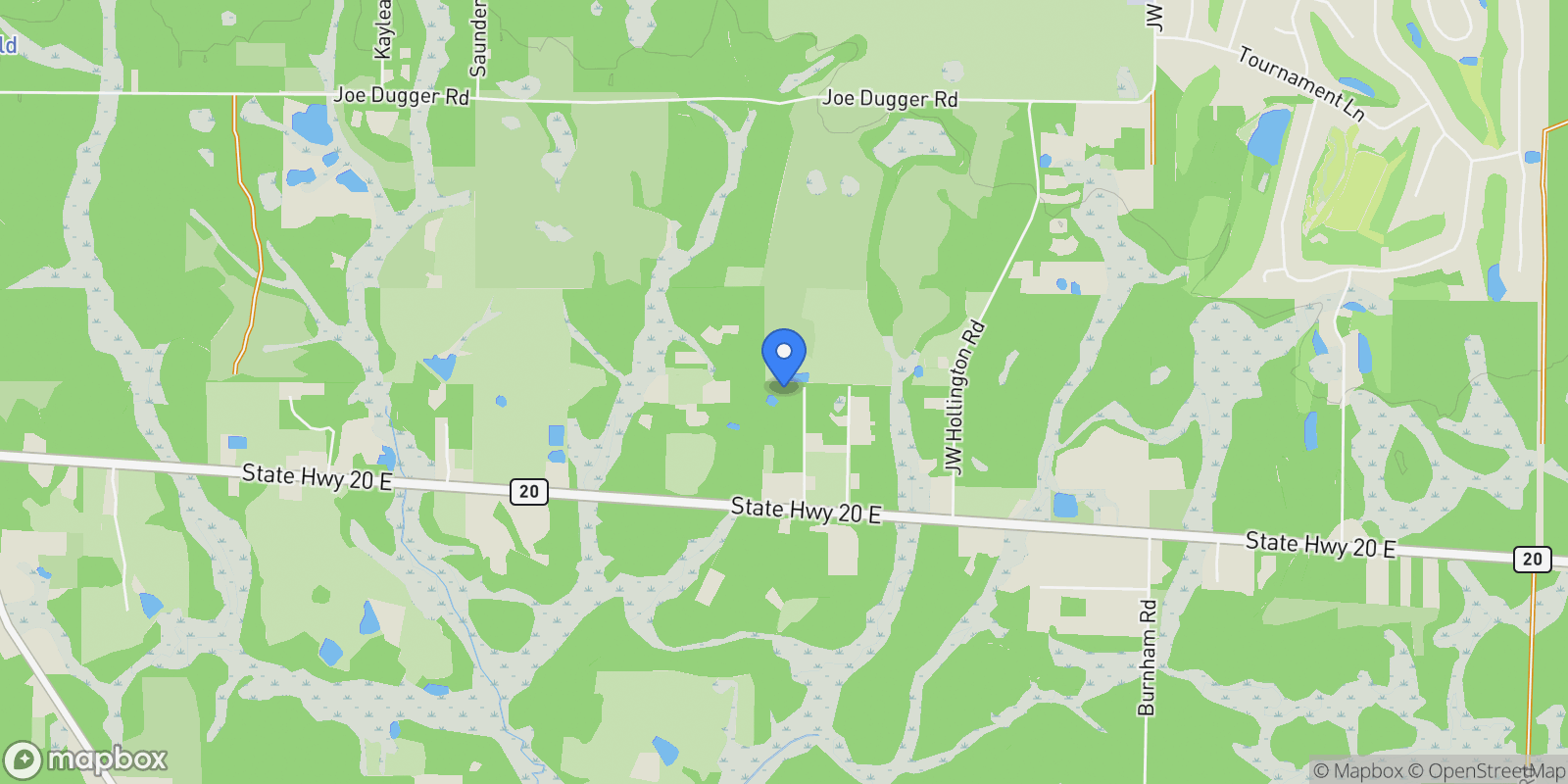 Map showing 181 Jonathan Drive , Freeport, FL 32439, Freeport, Florida, United States.