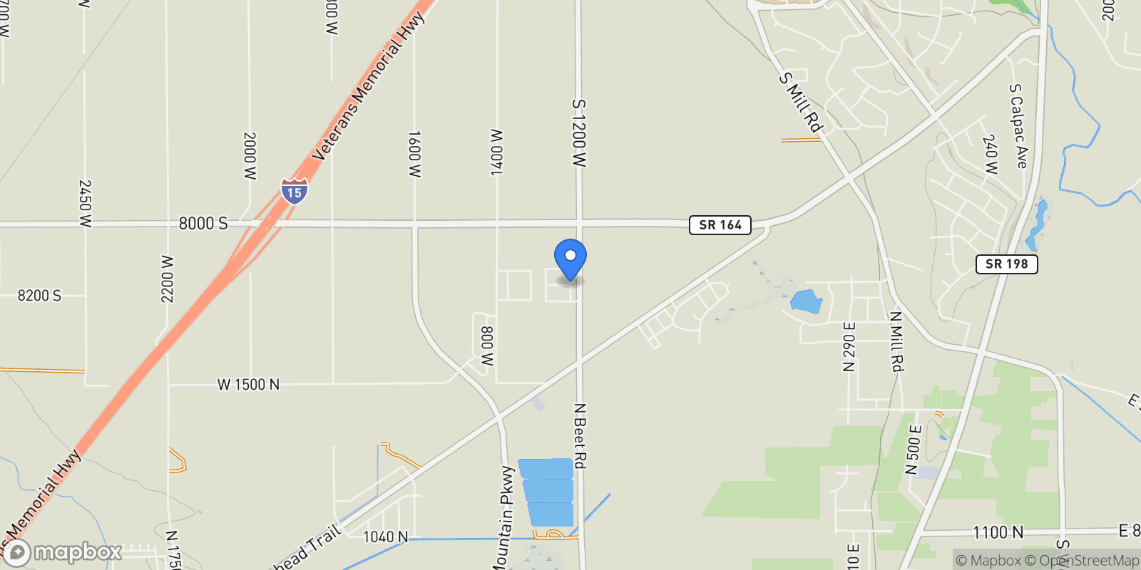 Map showing 743 S 510 W 17, Spanish Fork, Utah, United States.