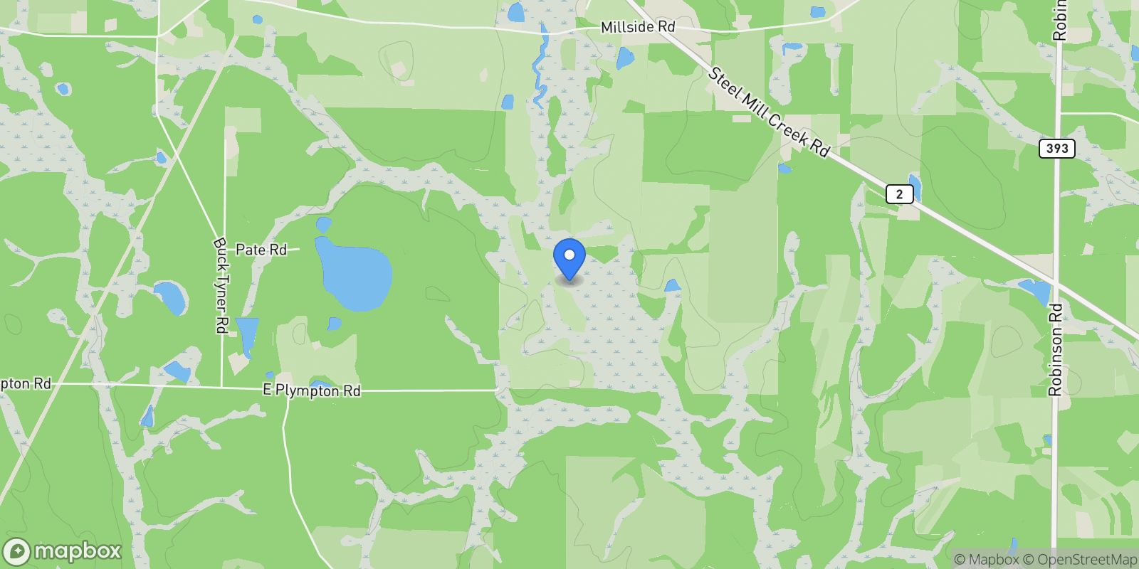 Map showing 4343 East Plympton Road , Laurel Hill, FL 32567, Laurel Hill, Florida, United States.