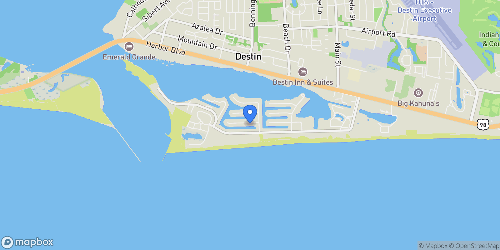 Map showing 524 Vera Cruz Drive , Destin, FL 32541, Destin, Florida, United States.