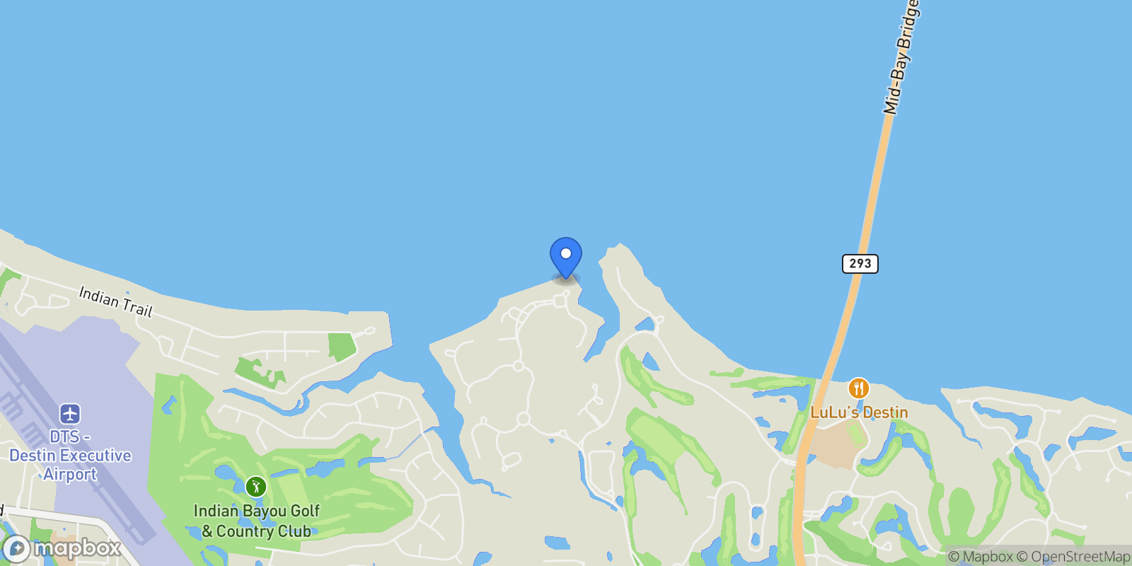 Map showing 400 Coleman Point , Destin, FL 32541, Destin, Florida, United States.