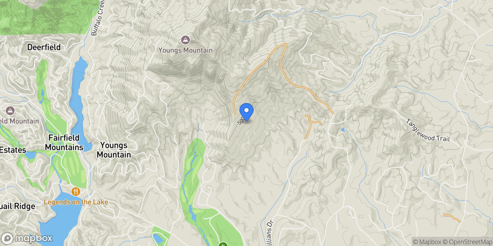 Map showing 145 Lazy Acres Lane, Lake Lure, NC 28746, Lake Lure, North Carolina, United States.