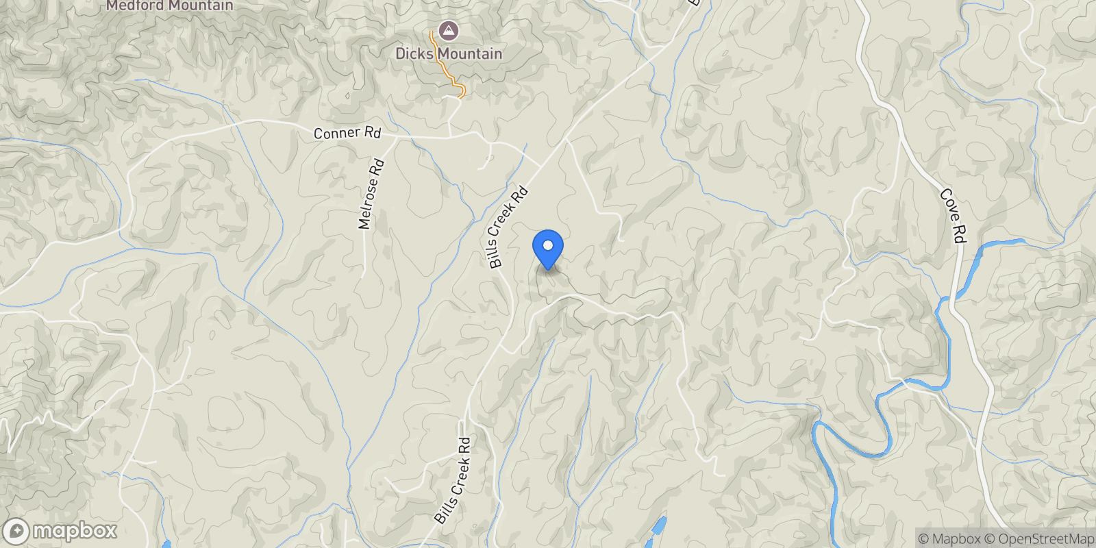 Map showing 261 Boland Drive, Lake Lure, NC 28746, Lake Lure, North Carolina, United States.