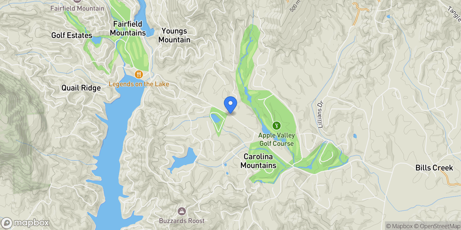 Map showing Lot 13 Buffalo Creek Rd, Lake Lure, NC 28746, Lake Lure, North Carolina, United States.