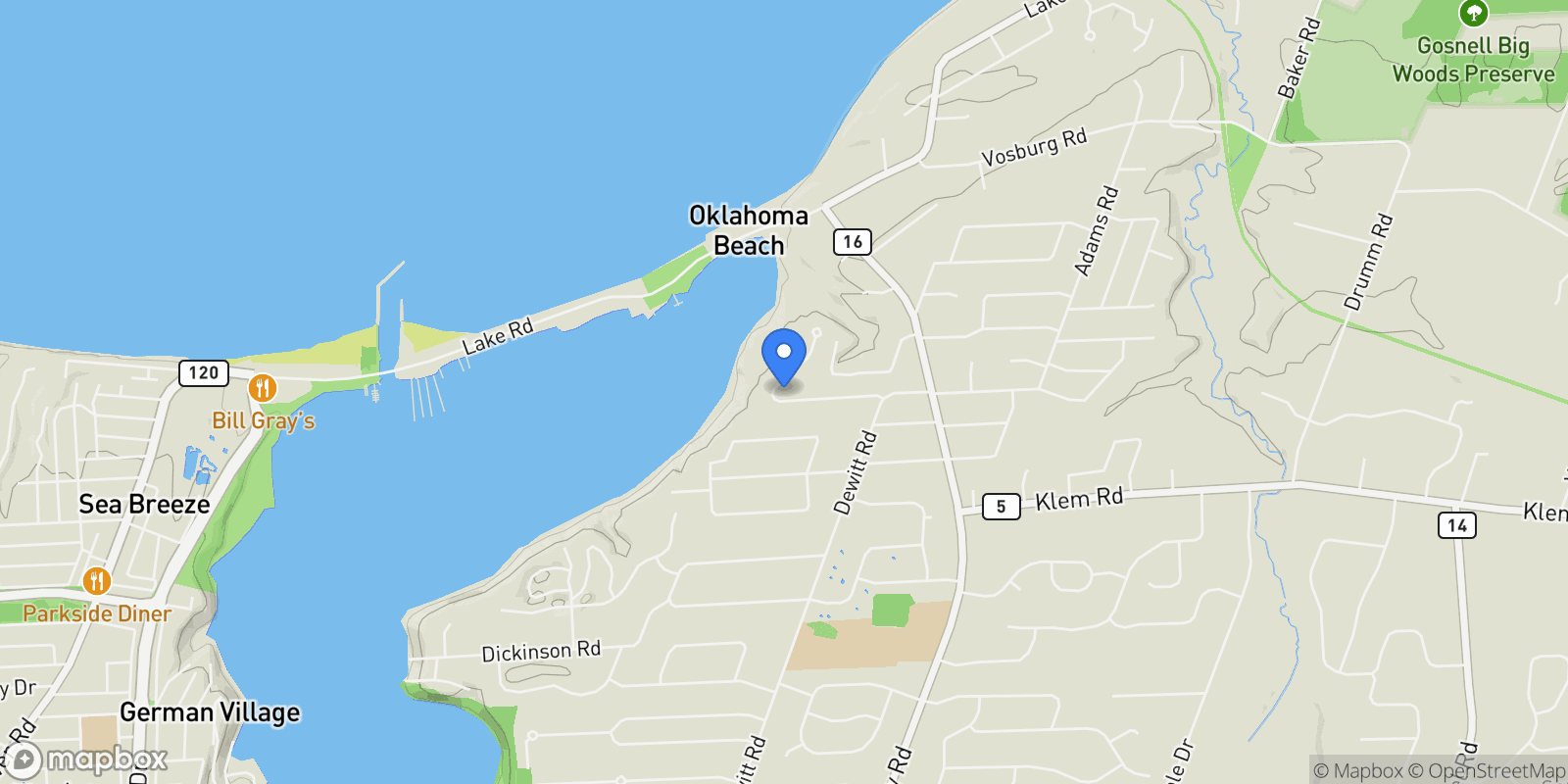 Map showing 430 Sundance Trail , Webster, NY 14580, Webster, New York, United States.