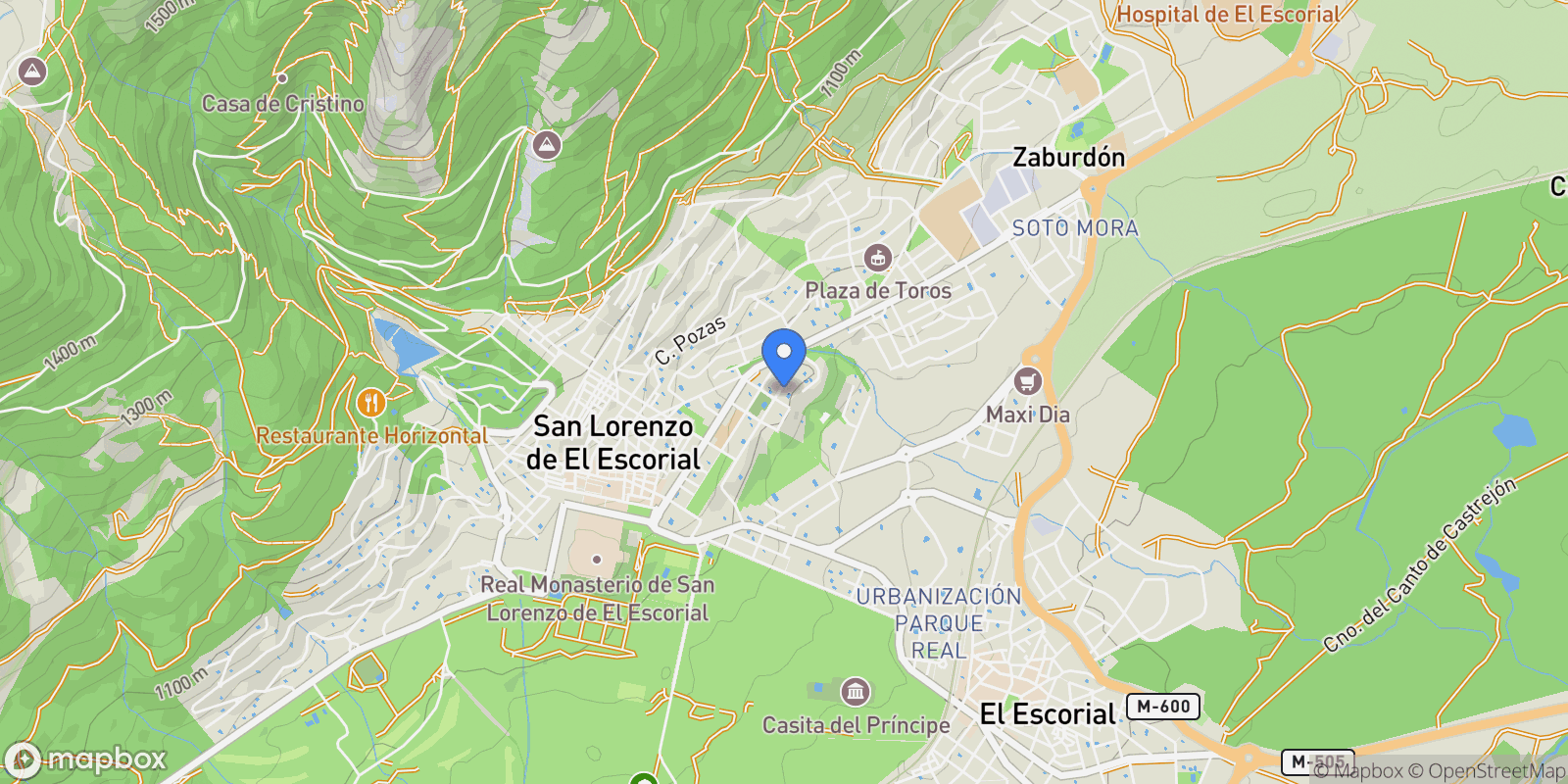 Map showing Calle del Dr. Don Juan Abello Pascual, 66, 28200 San Lorenzo de El Escorial, Madrid, Spain, San Lorenzo de El Escorial, Community of Madrid, Spain.