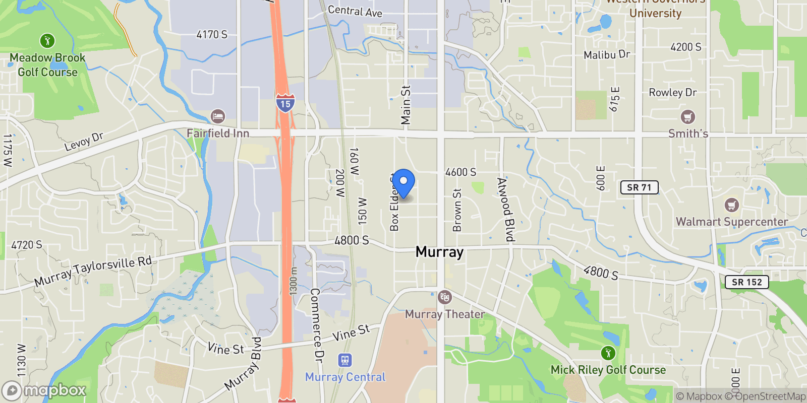 Map showing 6 W MILLER ST S, South Salt Lake, Utah, United States.