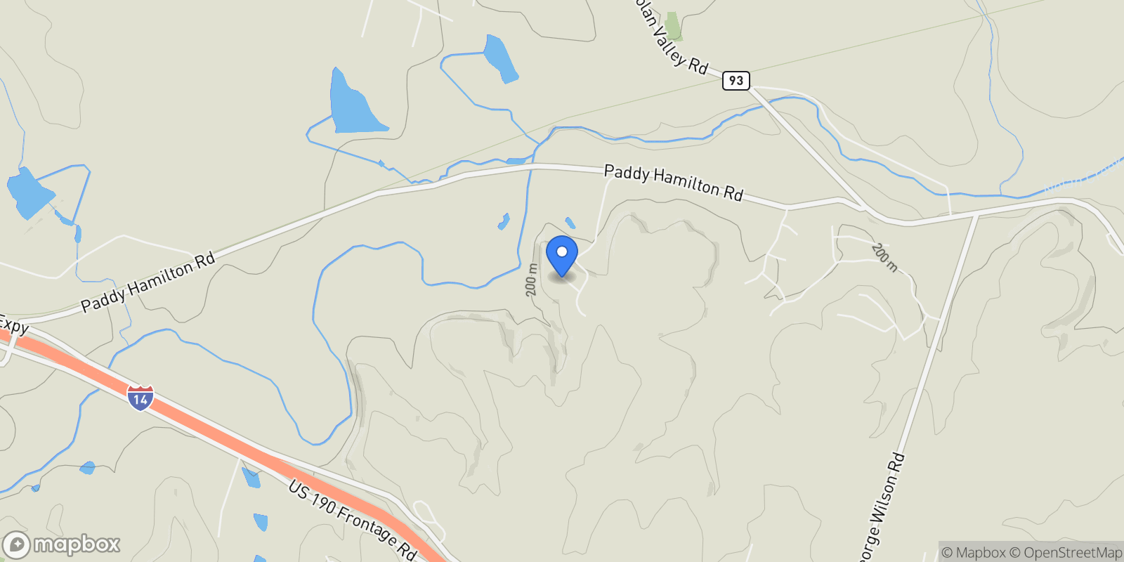 Map showing 144 Indian Ridge RD, Belton, Texas, United States.
