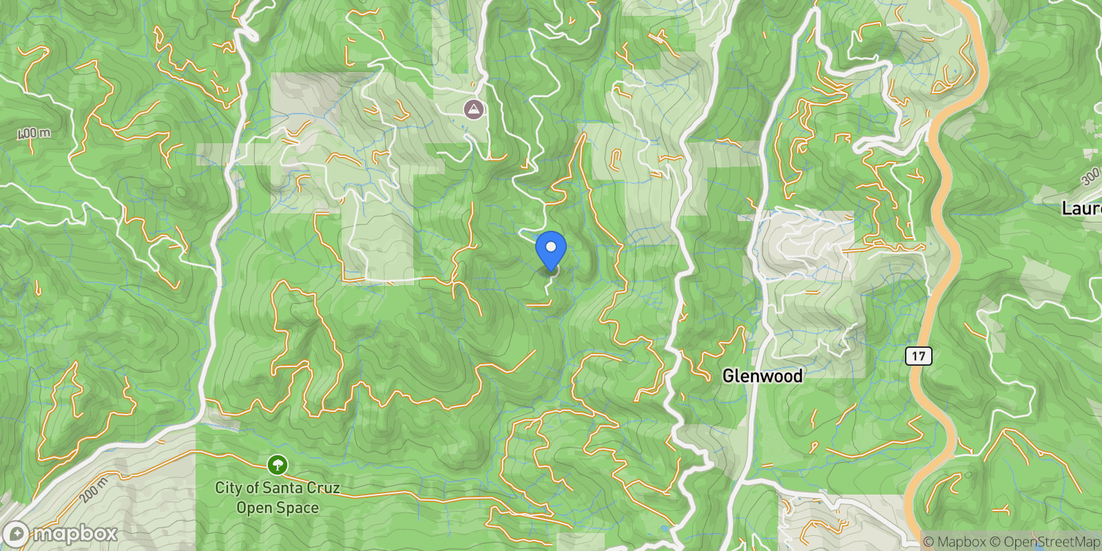 Map showing 805 Old Mill Pond Road, Los Gatos, California, United States.
