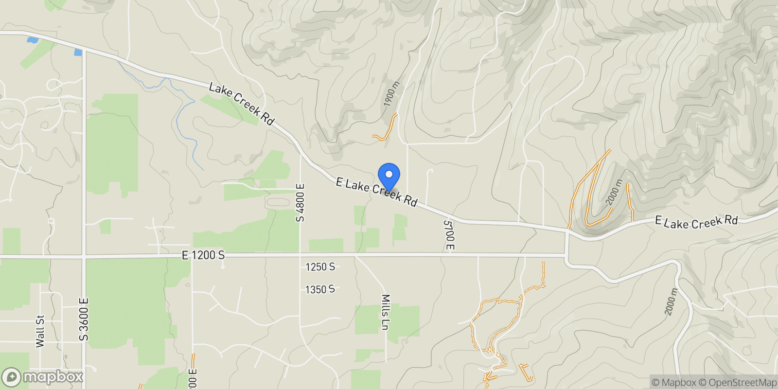 Map showing 4714 E LAKE CREEK RD, Heber City, Utah, United States.