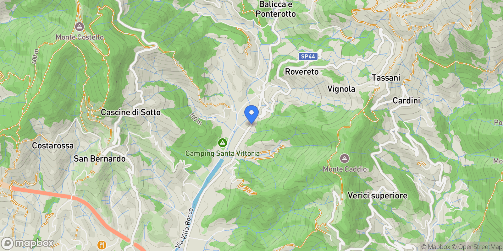 Map showing Via per Santa Vittoria, 182, 16039 Sestri Levante GE, Italy, Sestri Levante, Liguria, Italy.