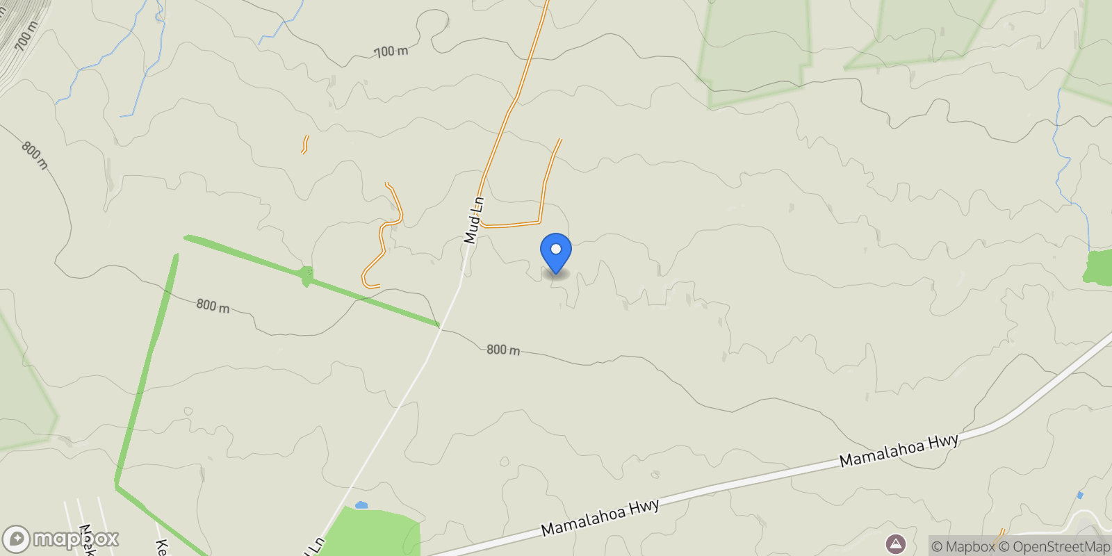 Map showing 47-5343 W. Waikoekoe Ln., Waimea, Hawaii, United States.