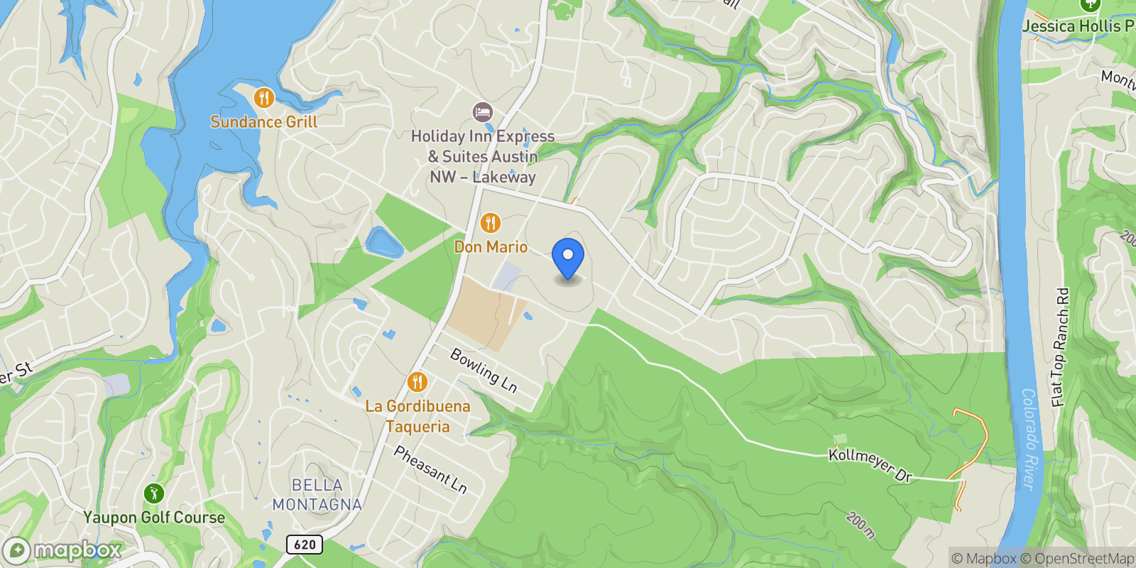 Map showing 15101 Foy DR, Austin, Texas, United States.