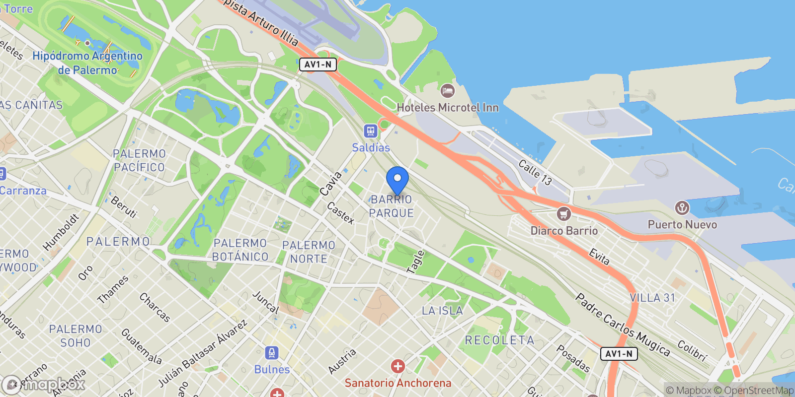 Map showing Miguel Cane al 3000, Palermo Chico, Buenos Aires, Buenos Aires, Argentina.